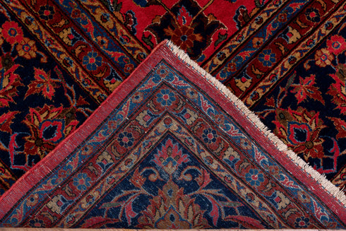 Antique Kashan Area Rug (8' x 12')